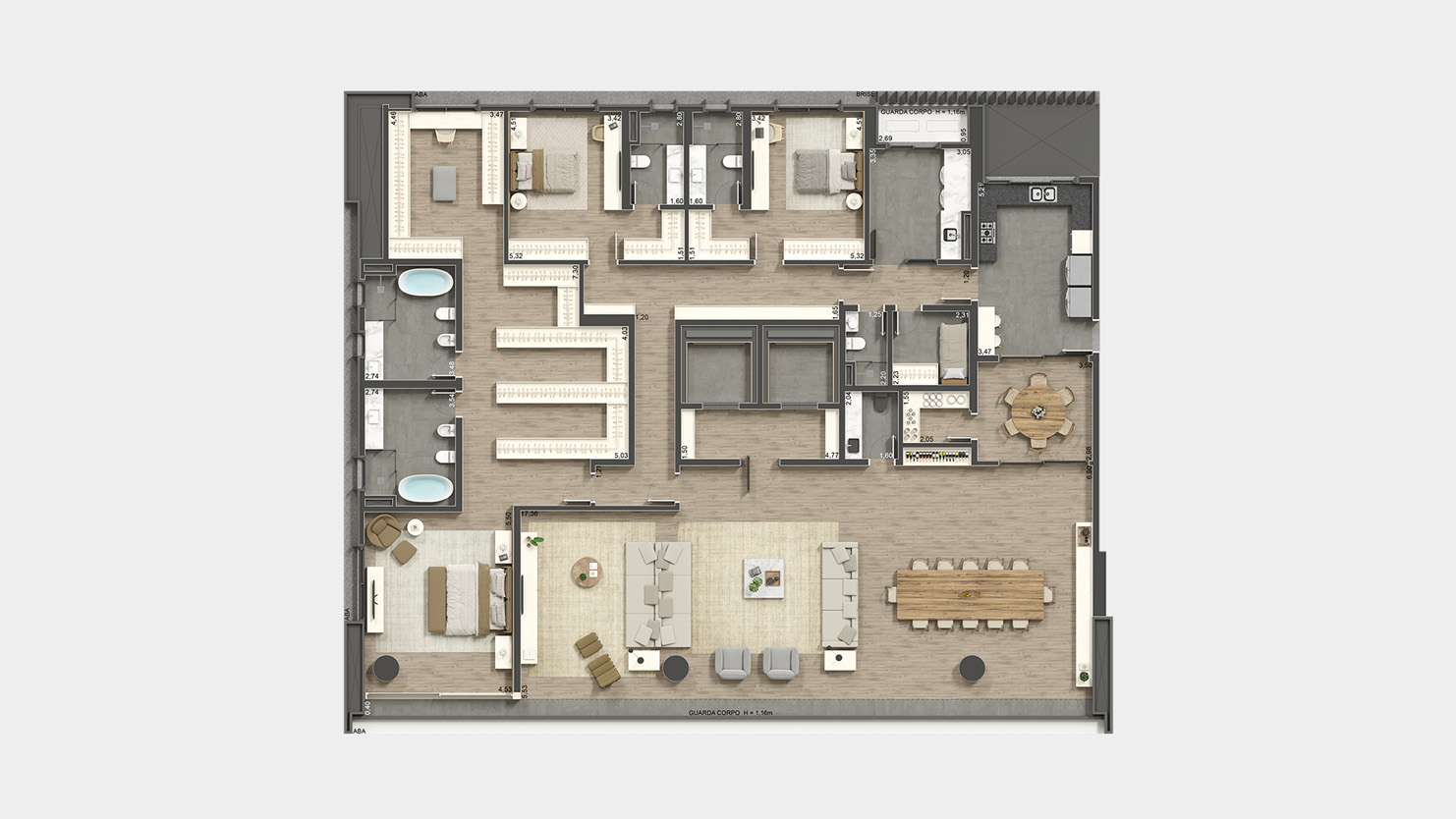 400m² - 3 Suítes - 5 Vagas<br>Suíte Master e Sala Ampliadas