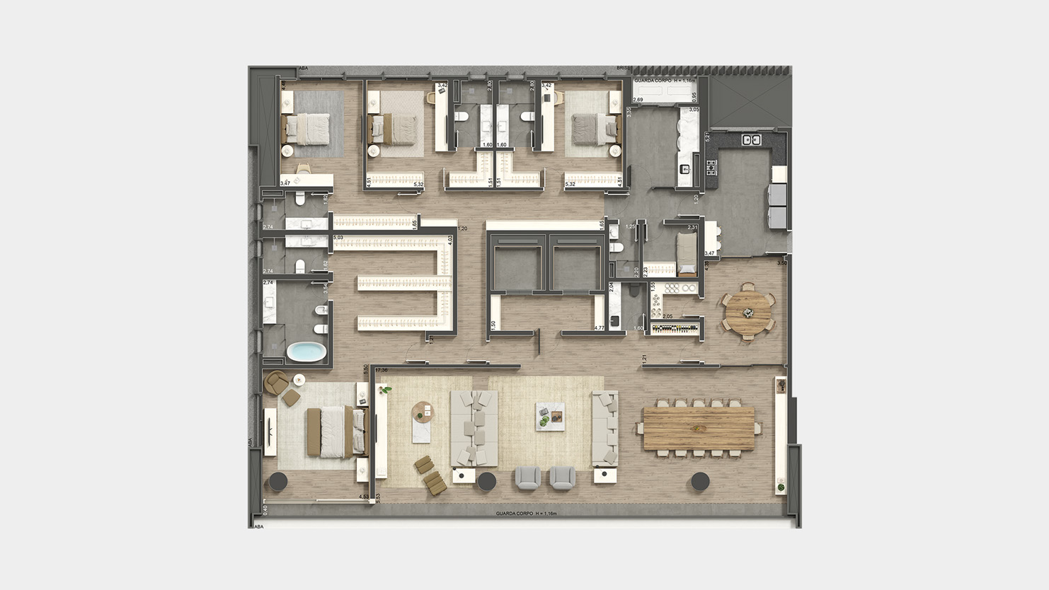 400m² - 4 Suítes - 5 Vagas<br>