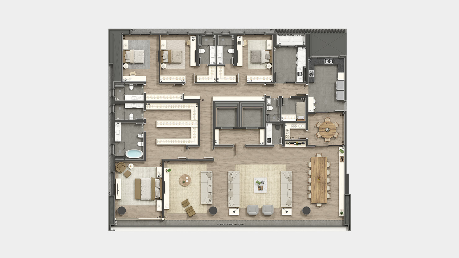 400m² - 4 Suítes - 5 Vagas<br>Sala Ampliada