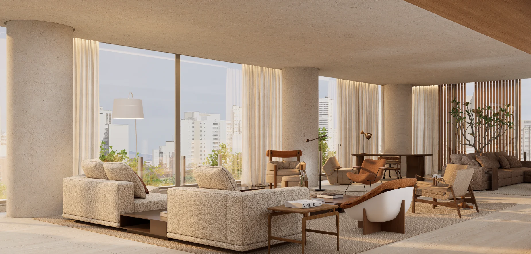Living - Vizcaya Itaim (Perspectiva Ilustrada)