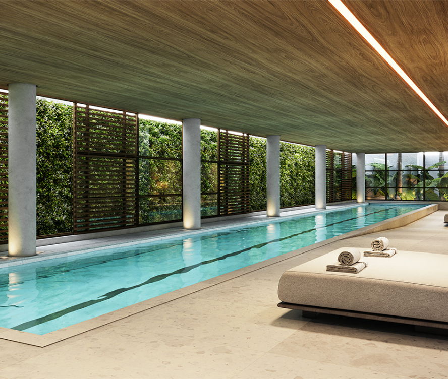 Piscina Coberta Climatizada - Vizcaya Itaim (Perspectiva Artística)