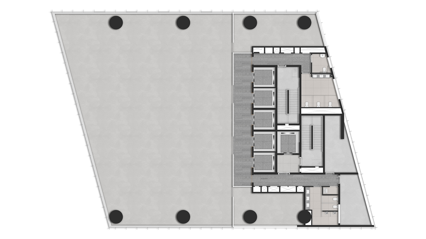 824 m² (BOMA)<br>Pavimento Tipo
